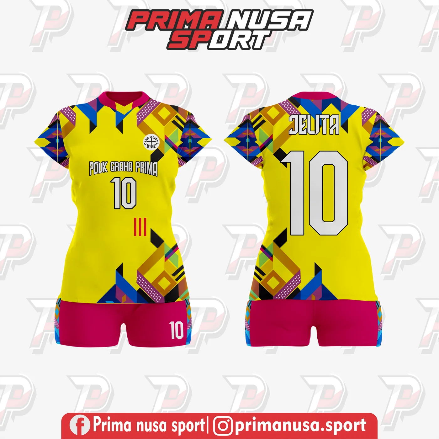 Jersey Voli Pouk Graha Prima Prima Nusa Sport